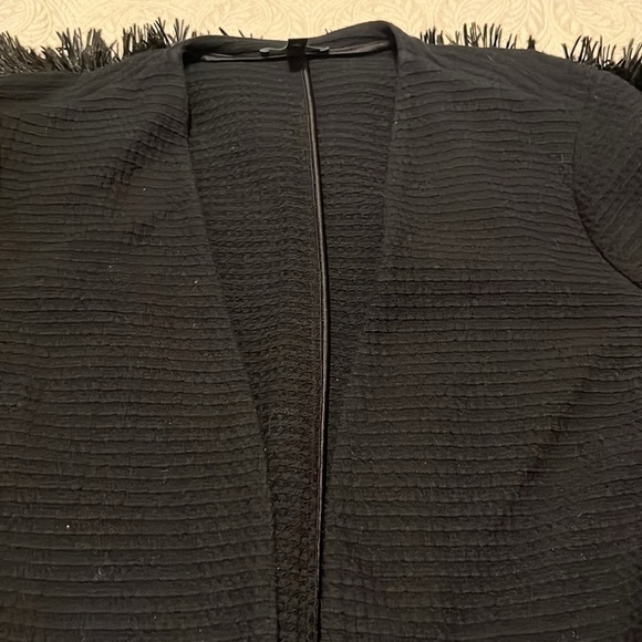Eileen Fisher Black Cardigan SZ M/M - Picture 9 of 9